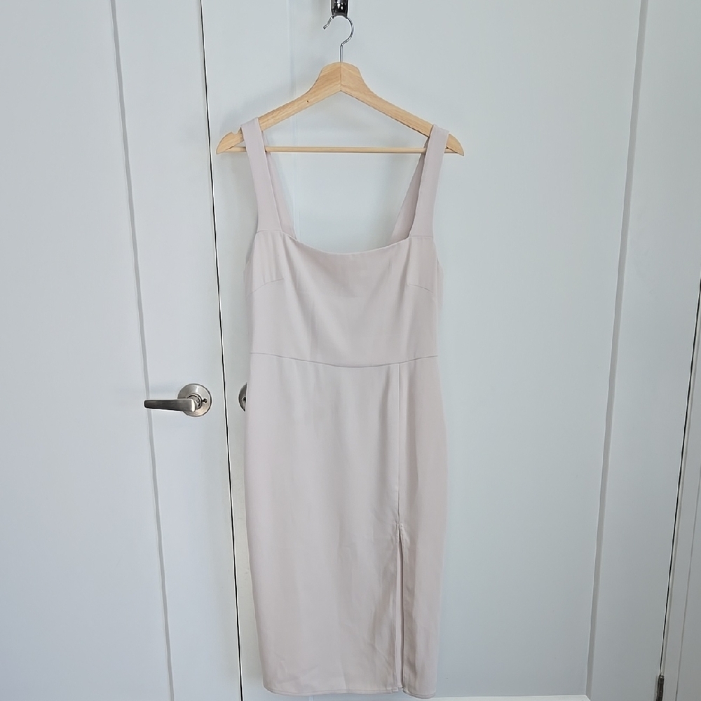 Babaton 90s Slit Midi Dress